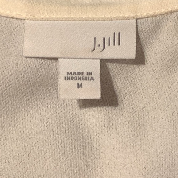 J. Jill Button Down Blouse Size Medium - Picture 3 of 4